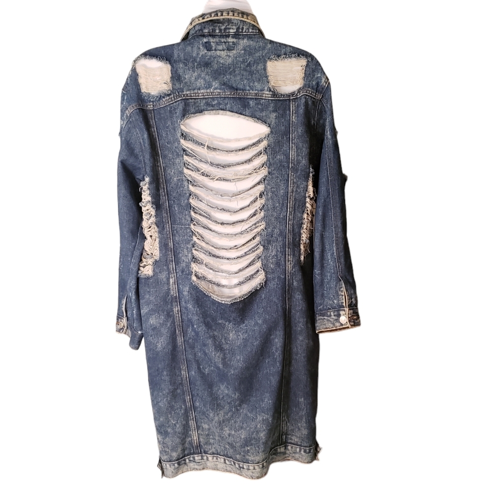 Thrill Deconstructed Jeans Jacket - image 2